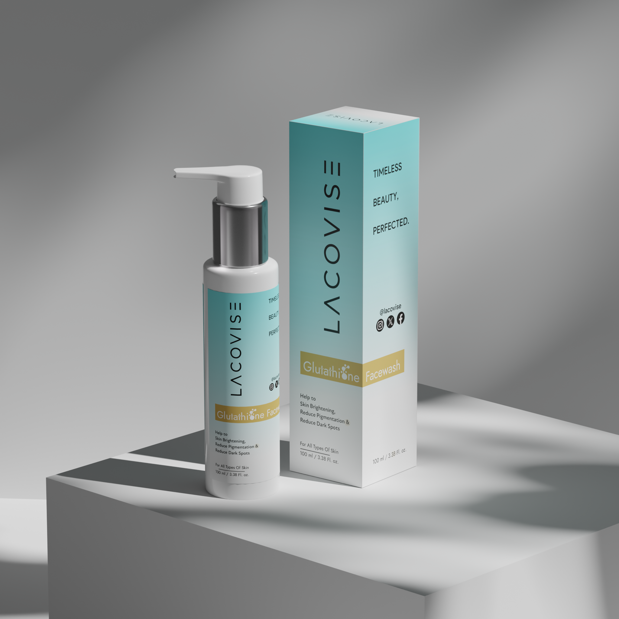 Lacovise Glutathione Facewash – 100ml